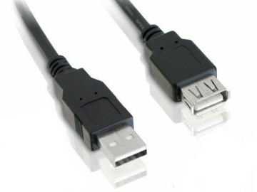 PRZEDŁUŻACZ USB TYPU A MĘSKO-ŻEŃSKI SEVEN - 1,8M