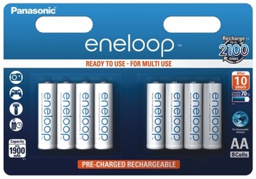 8x AKUMULATOR ENELOOP AA 2000mAh ALAN 42 AE 2990