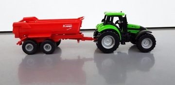 Трактор Siku 1632 Deutz Agrotron Krampe самосвал