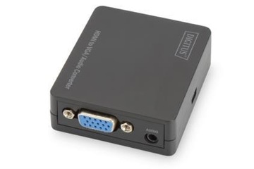 Adapter Przejściówka HDMI to VGA +AUDIO wzmacniacz