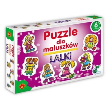 Puzzle Dla Maluszków LALKI Układanka Dla 3 Latka 6 Wzorów 3+ Alexander