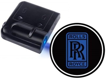 ŚWIATŁA LED POWITALNE LOGO ROLLS ROYCE BEZPRZEWODO