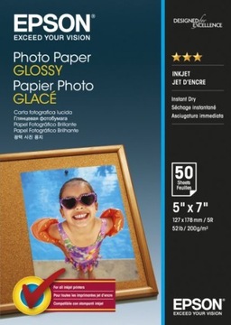 Papier foto Epson GLOSSY 13x18 200g 50ark.OD RĘKI