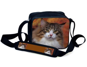 TOREBKA MINI KOT 27 FLUFFY CAT MAŁA DZIECIĘCA