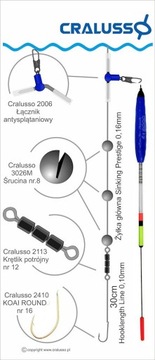 Поплавок Waggler Cralusso Sensitive 9 г, новый