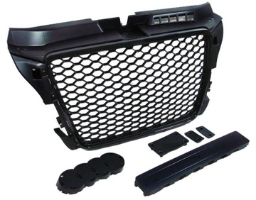 Audi A3 8P 08-12 grill atrapa czarny polysk ala RS