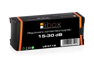 Усилитель сигнала DVB-T с регулировкой 15-30 дБ LB0118 LIBOX