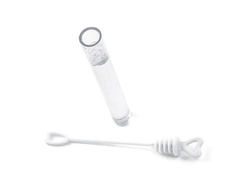 Мыльные пузырьки СЕРДЦЕ свадебное ПРИЧАСТИЕ белые 6 шт.