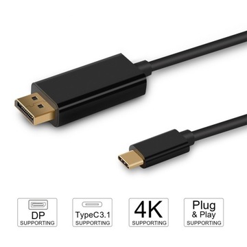 Кабель-переходник USB Type C — DP DisplayPort 4K 3.1