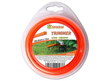 Bradas żyłka TRIMMER kwadrat blister 2,7mm x 15m