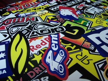 Стикер-бомба СТИКЕРБОМБА 100/50см!! наклейки !!