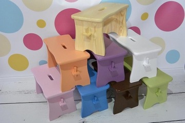 фото ориг. №9, Average pine stool wooden natural hook chair zydelek stool