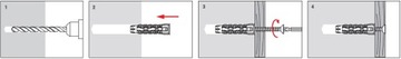 SFXP РАСШИРИТЕЛЬ SFX 6x30 С ВИНТОМ 40 100 шт.