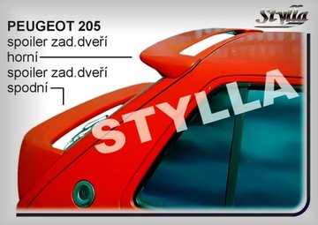 spoiler spojler gorny do Peugeot 205 hb 02/1983--