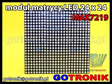 Модуль матричного дисплея 24x24 MAX7219___ LCT-121