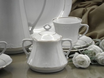 фото ориг. №8, 074 bulionowka 400 saucer platinum line camellia chodzież malcer porcelain