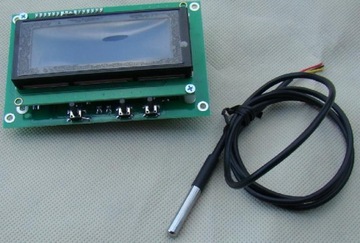 8-канальный термометр с ЖК-панелью, датчик DS18B20