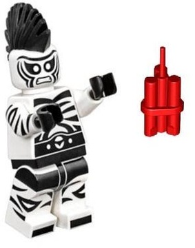 Lego Batman @@ ZEBRA-MAN + BROŃ @@ figurka z 70907