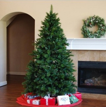 Искусственная елка, ГУСТАЯ ЗЕЛЕНАЯ ЕЛЬ 220 + подставка