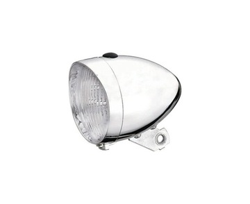 Lampka rowerowa RETRO 3 LED CHROM / HOLLAND STYLE