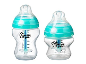 BUTELKA TOMMEE TIPPEE ANTYKOLKOWA 260 ML + 150 ML