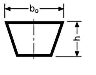 Ремень клиновой B HB 1380 CONTITECH 17x1380 B1380