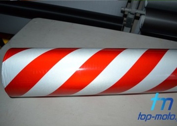 СВЕТООТРАЖАЮЩАЯ ФОЛЬГА, ПРЕДУПРЕЖДАЮЩИЙ ШПОН С ПОЛОСАМИ