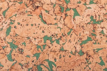 KOREK ŚCIENNY korek na ścianę, woskowany HAWANA, MIAMI GREEN 300x600x3mm