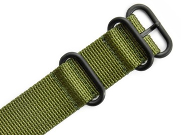 GRUBY PASEK DO ZEGARKA NATO STRONG PVD 24 OLIVE