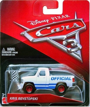 Kris Revstopski Flagą Official Samochodzik Piston Cup Auta Cars 1:55 Mattel