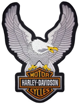 Var nášivka Harley Davidson 25 x 32 cm