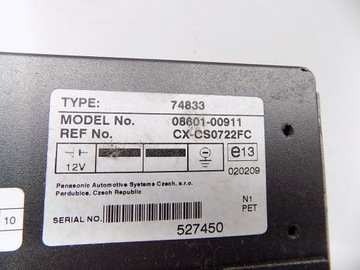 CD-ЧЕЙНДЖЕР Toyota COROLLA VERSO II 08601-00911