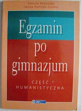 Egzamin po gimnazjum część humanistyczna JUKA