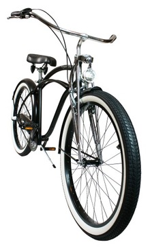 Мужской городской велосипед 26 Cruiser SPRINGER MAT RoyalBi черный 3 скорости Shimano