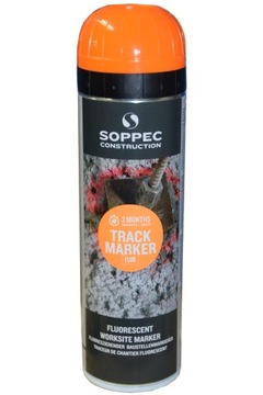 Геодезическая краска SOPPEC TRACK MARKER, флуоресцентно-оранжевая, 500 мл