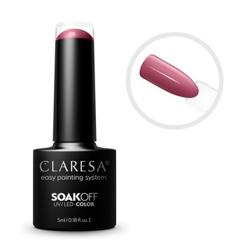 Lakier hybrydowy Claresa Pink nr 525, 5 g