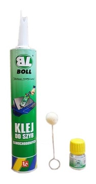 Boll Klej do szyb samochodowych + GRUNT+ aplikator