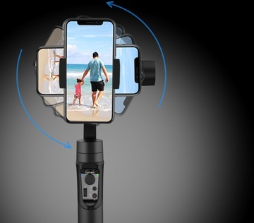 GIMBAL Hohem Mobile+ 3-осевой стабилизатор для смартфона на телефоне