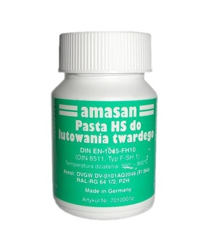 Pasta HS do lutowania twardego amasan 100g topnik