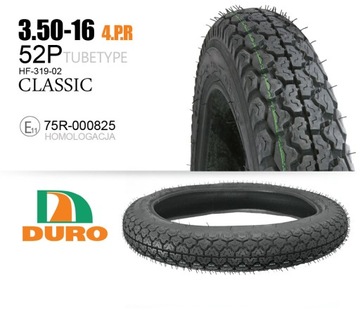 ШИНА DURO 3,50-16 ДЮЙМОВ 110/90-16 4PR HF319 ETZ MZ