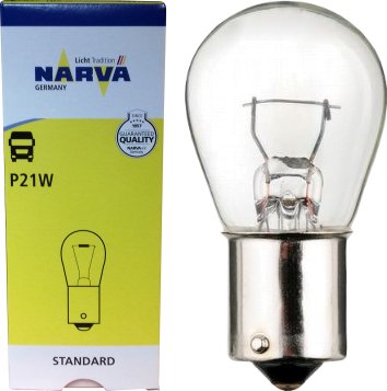 NARVA 24V 21W P21W żarówki samochodowe 10szt 17643