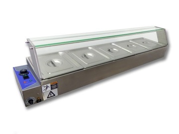 ПОДОГРЕВАЕМЫЙ БУФЕТ BEMAR 140 см, 1,8 кВт, 5xGN ДИСПЕНСЕР ДЛЯ БАРОВ