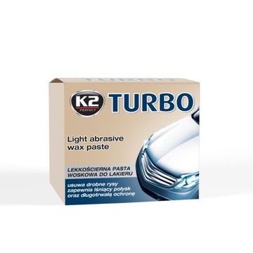 K2 TURBO 250 G USUWA RYSY PASTA + GĄBKA K004