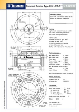 Rotator THUMM 620 H-1/2 20 ton chwytak żuraw NOWY