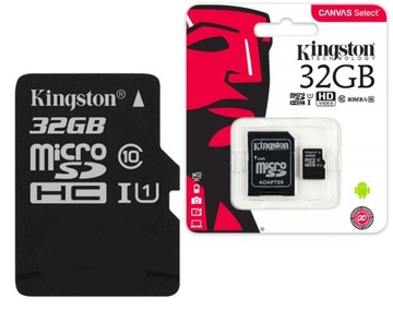 КАРТА ПАМЯТИ KINGSTON 32 ГБ MICRO SD класс 10 UHS