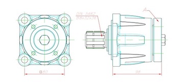 Фланцевый переходник MAN DAF IVECO VOLVO SCANIA MERCE