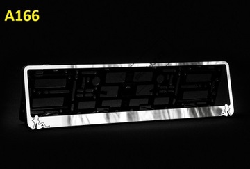 Ramka Metallica METAL do tablic rejestracyjnych na tablice rejestracyjną