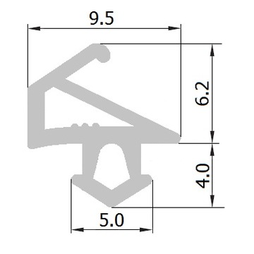 10mb Уплотнители Оконные уплотнители PLUSTEC KT-5A