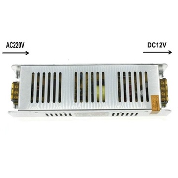 ZASILACZ PREMIUM modułowy 120W 12V IP20 CCTV LED