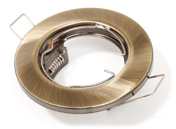 Установите галогеновую установку стабильную латунь + 10 Вт + GU10 3000K светодиодная лампа